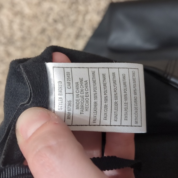 BB Dakota Girl Crush black faux vegan leather high waisted above the knee skirt - Picture 7 of 11